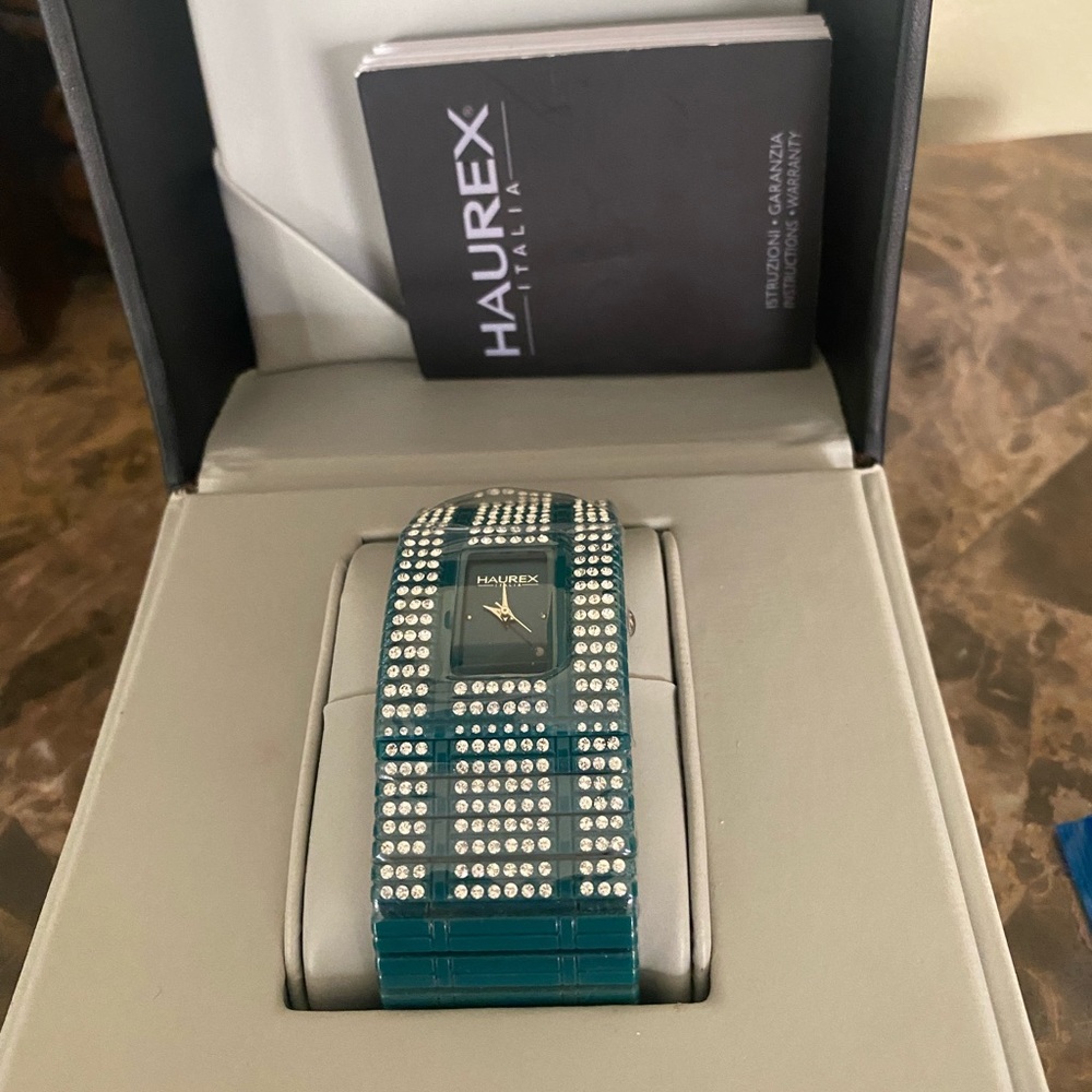 Brand new Haurex watch with box made in Italy